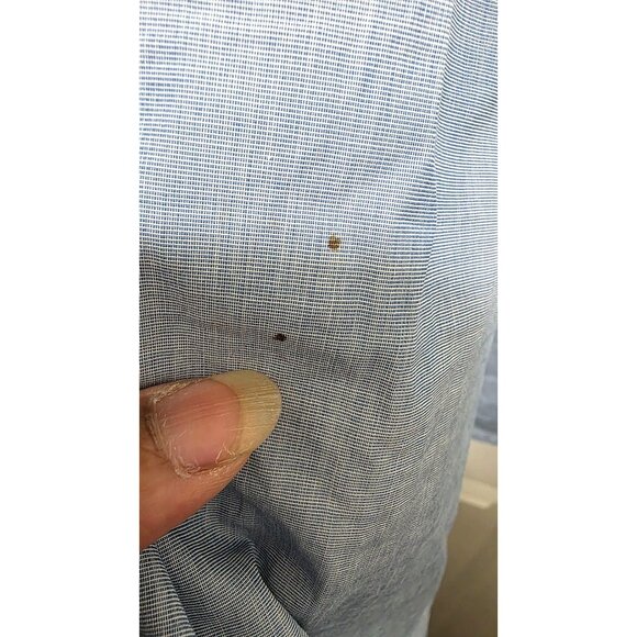 VTG Ralph Lauren Light Blue Button-Front Midi Skirt Women 6 A-Line Fit Lightweig - Picture 7 of 9